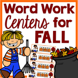 Fall Word Work {K-2 High Frequency Words}