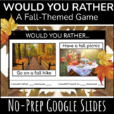 Fall Would You Rather | Brain Breaks and Writing Prompts |