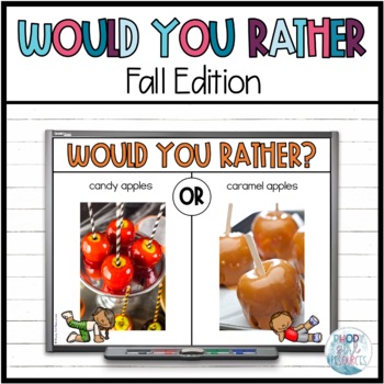 Preview of Fall Would You Rather Brain Breaks Movement Activities 