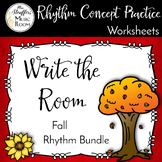 Fall Write the Room Bundle for Music Class