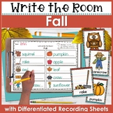 Fall Write the Room - for Literacy Centers