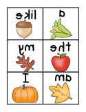 Fall Write the Room with Mirror Decoding Activity