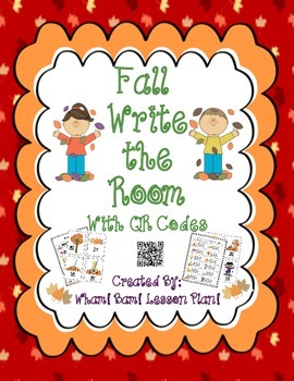 Preview of Fall "Write the Room" with QR Codes