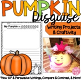 Fall Writing Activity Disguise a Pumpkin