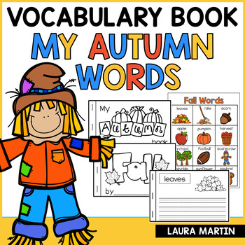 Preview of Fall Writing Booklet - Fall Activities - Fall Word Bank - Vocabulary - Autumn