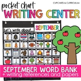 Fall Writing Center for September Vocabulary Words and Sep