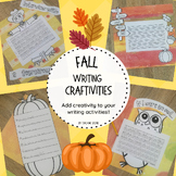 Fall Writing Craftivities