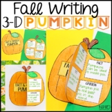Fall Writing Craftivity: 3-D Pumpkins