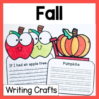 Preview of Fall Writing Crafts | Fall Writing Prompts | Pumpkin Writing Craft | Apple Craft