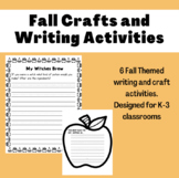 Fall Writing Crafts and Activities