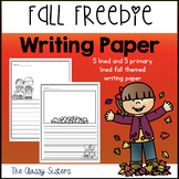 Fall Writing Paper Freebie