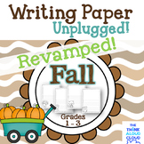 Fall Writing Paper ~ UNPLUGGED