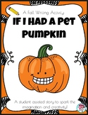 Fall Writing Pet Pumpkin