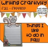 FREEBIE Fall Writing Prompt with Topper (Printable) - Supe