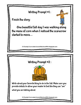 5th grade writing prompts fall
