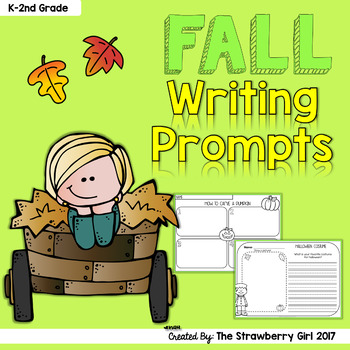 Fall Writing Prompts by The Strawberry Girl | Teachers Pay Teachers