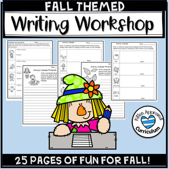 Fall Writing Prompts 3rd Grade 4th and 5th Printable Activities | TPT