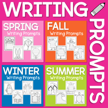 Seasonal Writing Prompts by Tip-Top Printables | TPT