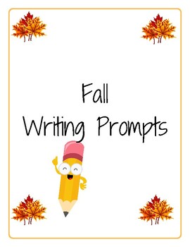 Fall Writing Prompts by Five Star Education Advocate Resource Store