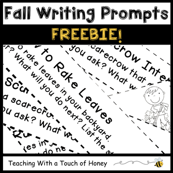 Fall Writing Prompts - Autumn Journal Prompts FREEBIE | TPT