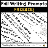 Fall Writing Prompts - Autumn Journal Prompts FREEBIE
