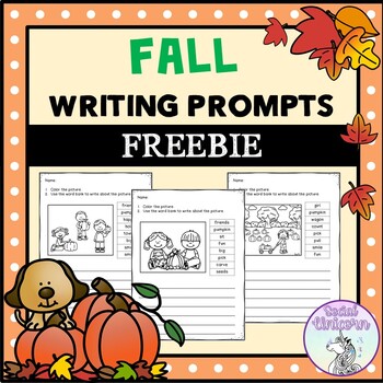 Fall Writing Prompts FREEBIE by Social Unicorn | TpT