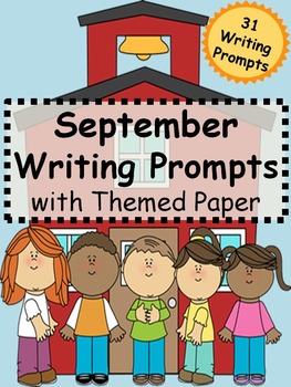 Fall Writing Prompts - Fall Themed Writing Prompts Journal (Grades 3-5)