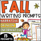 Fall Writing Prompts | Narrative Opinion Informative Writi