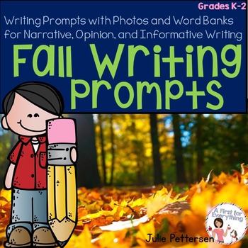 Fall Writing Prompts by A First for Everything with Julie Pettersen