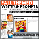 November Thanksgiving Fall Writing Prompts - Digital - Rea