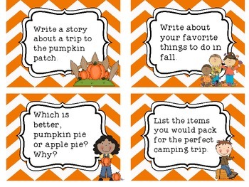 Fall Writing Task Cards by Christi's Creative Corner | TPT