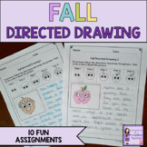 Fall Writing and Directed Drawing Worksheets