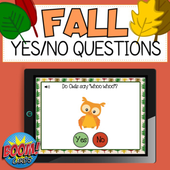 Preview of Fall Yes/No Questions (DIGITAL NO PREP)