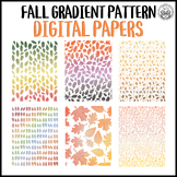 Fall and Autumn Clipart Digital Paper Backgrounds