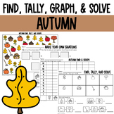 Fall and Autumn Find, Tally, Graph, and Solve