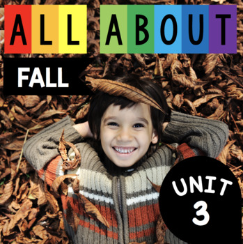 Preview of Fall and Autumn Unit - Slideshow - Senses - Centers - Mini Books - Thanksgiving