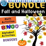 Fall and Halloween BUNDLE-Math and Alphabet Activity Pages