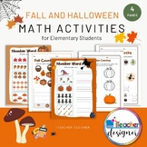 Fall and Halloween Math Activities for Elementary Students