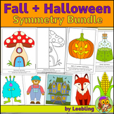 Fall and Halloween Symmetry Worksheets Bundle – Fun Activity