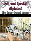 Fall and Spooky Sky-Grass-Ground Alphabet Tracing