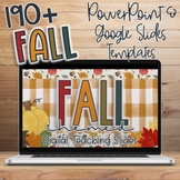 Fall and Thanksgiving Power Point AND Google Slide Templates