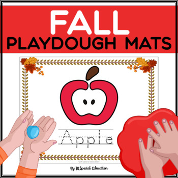 Preview of Fall playdough mats