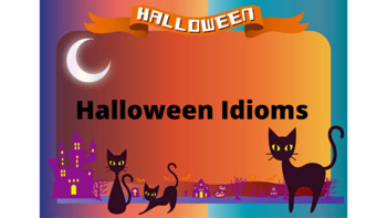 Preview of Fall idioms - Free | Halloween idioms