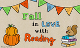 Fall in Love with Reading Bulletin Board and Poster
