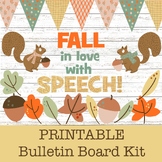 Fall in love with Speech Therapy Bulletin Board, Classroom