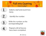 Fall into Counting (Fall Number Sense Activity)