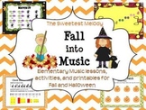 Fall into Music - elementary music lessons and activities for Fall/Halloween