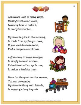 Fall is Here Original Rhyme Bundle by Education with Imagination