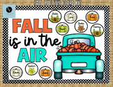 Fall is in the Air Bulletin Board and Door Kit- Fall Pumpk
