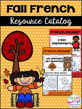 Preview of Fall {l'automne} French Resource Catalog ~ en français